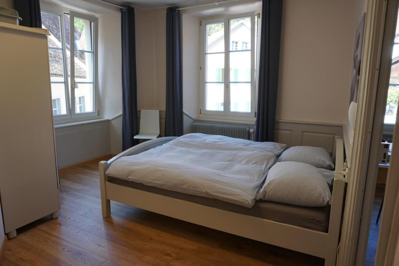 Hotel Demi-Lune Saint-Ursanne Bagian luar foto