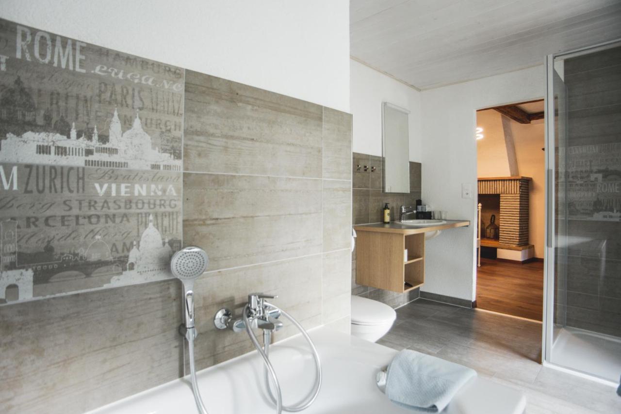 Hotel Demi-Lune Saint-Ursanne Bagian luar foto